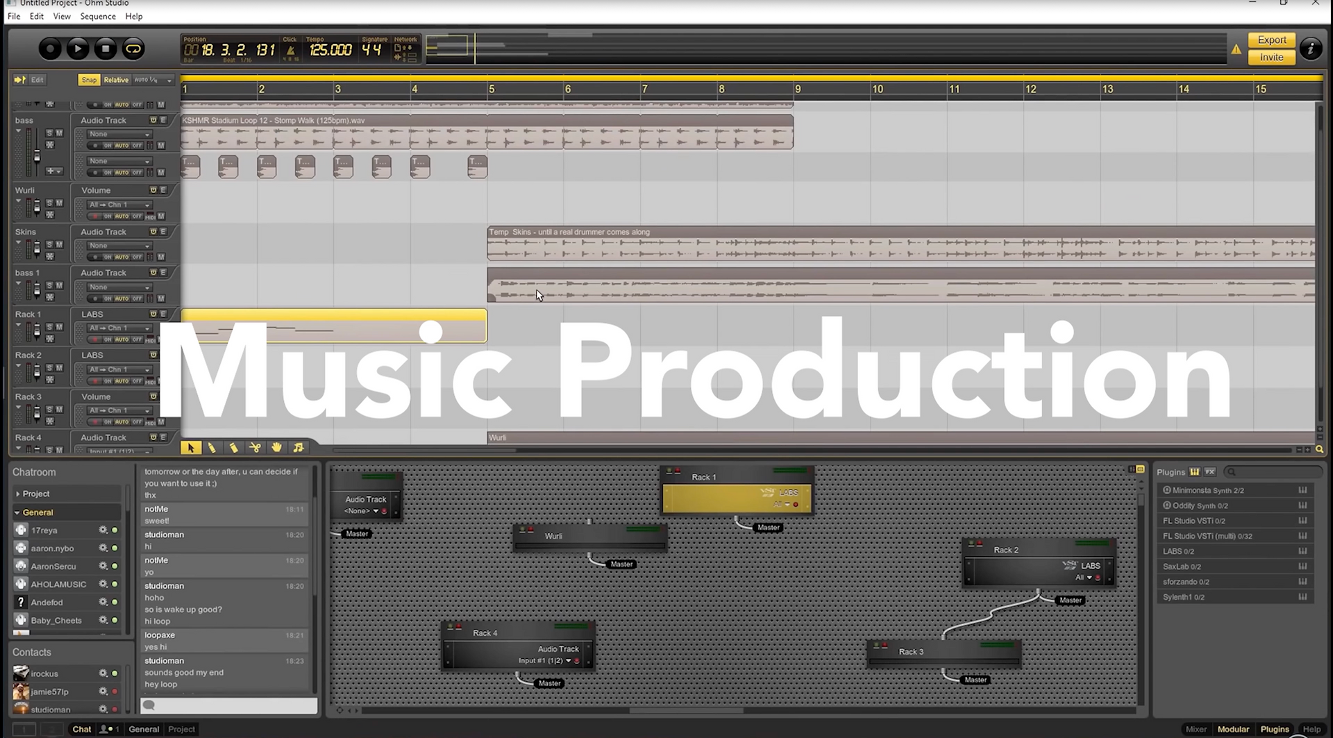 Music Production with LoLa
